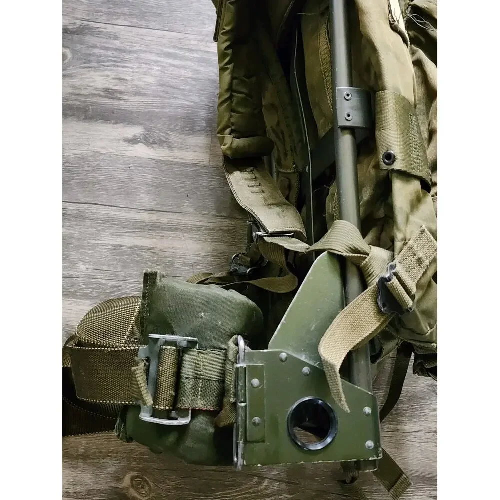 Vintage US Army Field Pack Combat LC-1 Medium Alice Backpack Metal Frame & Strap